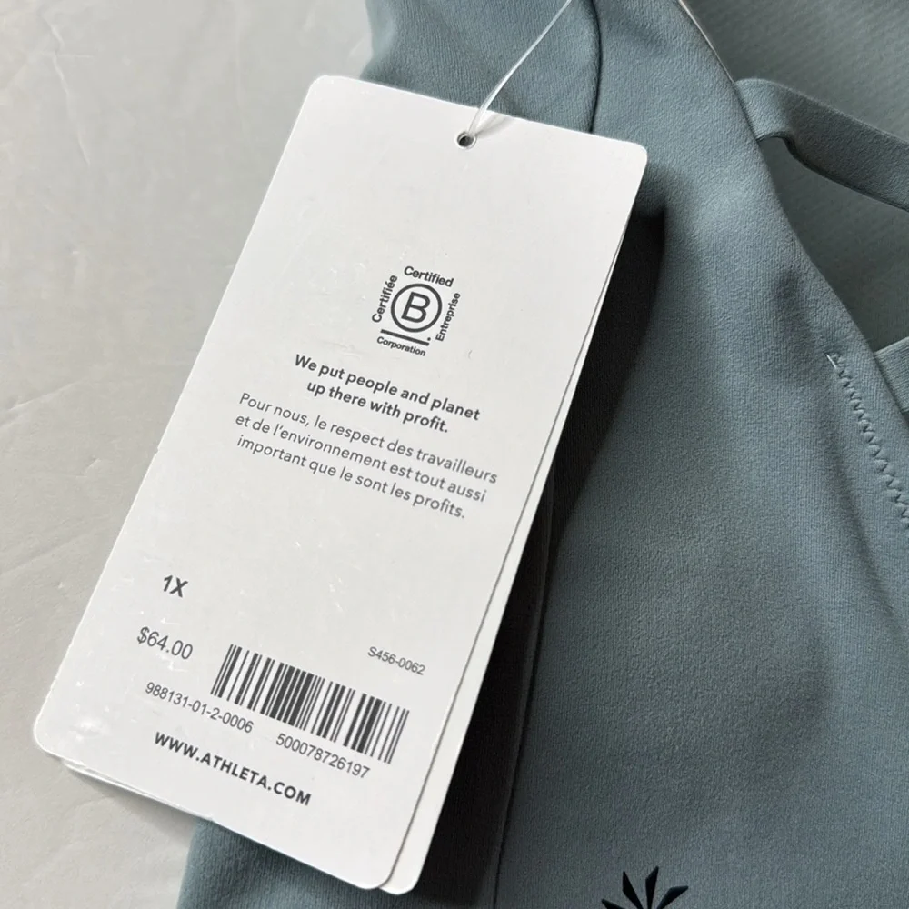 Athleta Elation Strappy Crop Top Sports Bra D - DD Size 1X - Picture 4 of 13